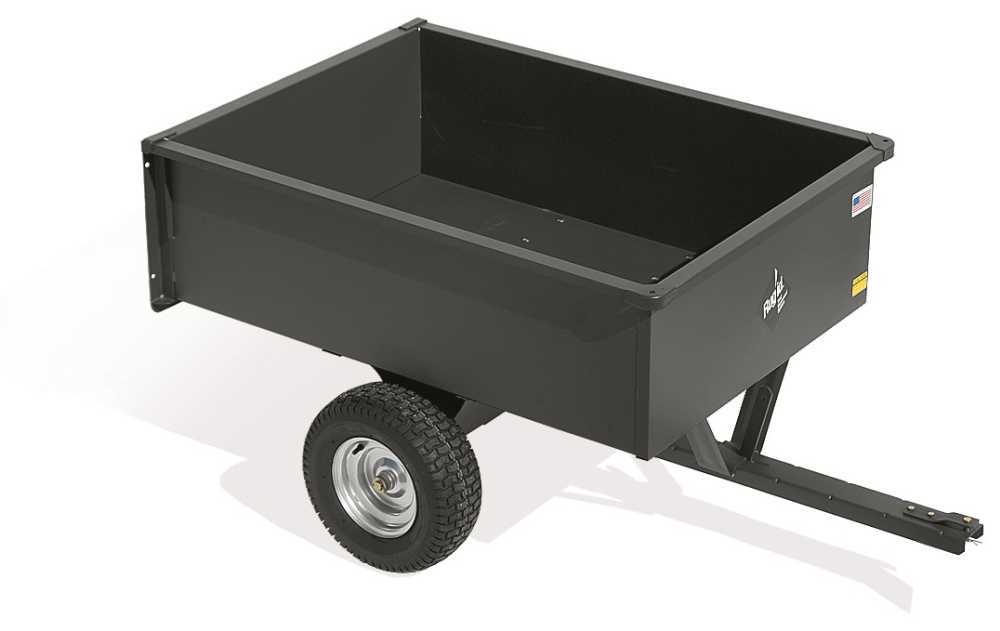 carrello per trattorino in acciaio